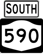 NY 590 south