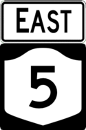 NY 5 east