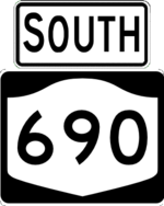 NY 690 south