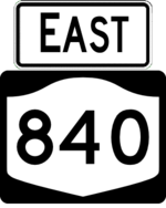 NY 840 east
