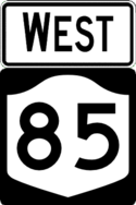 NY 85 west