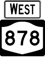 NY 878 west