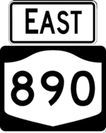 NY 890 east