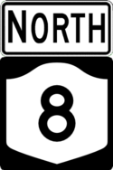NY 8 north