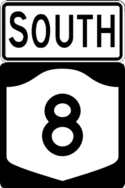 NY 8 south