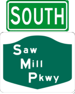 Saw Mill River Parkway south