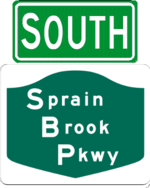 Sprain Brook Parkway south