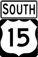 US 15 south