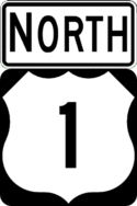 US 1 north