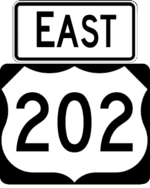 US 202 east