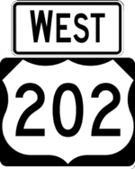 US 202 west