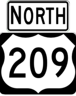 US 209 north