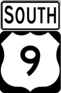 US 9 south